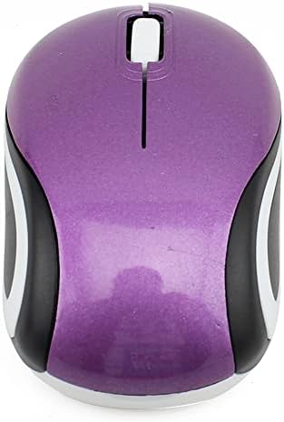 Charming Wireless Mini Mouse – Adorable Portable USB Optical Mouse for Laptops and Kids – Compact 1000 DPI Cordless Design in Fun Purple – Ideal Travel Companion and Perfect Gift for Young Tech Enthusiasts