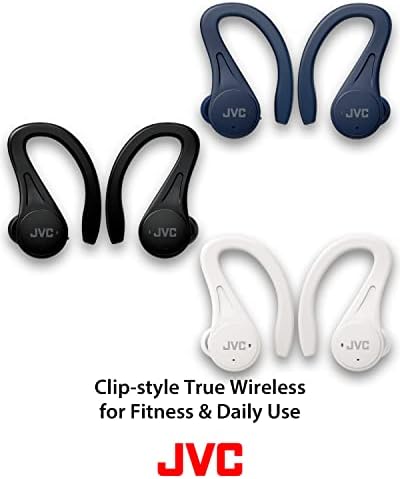 JVC Sport True Wireless Earbuds – Featherlight Bluetooth 5.1 Headphones with 30-Hour Playtime, IPX5 Sweatproof Design, and High-Performance Neodymium Drivers for Crystal-Clear Sound – Ideal for Fitness Enthusiasts and Continuous Listening