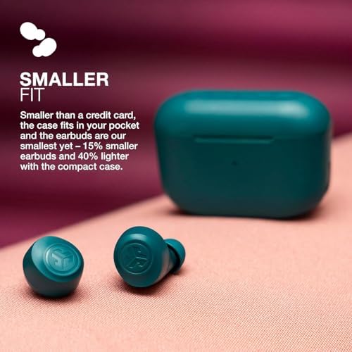 JLab Go Air Pop True Wireless Bluetooth Earbuds – Teal | IPX4 Sweat-Resistant for Active Lifestyles | Dual Connect Technology for Independent Listening | Bluetooth 5 for Effortless Pairing | Customizable Audio with 3 EQ Settings: Signature, Balanced, Bass Boost | Ultimate Comfort & Durability for On-the-Go Enthusiasts