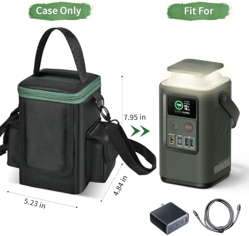 Anker Power Bank Soft Storage Bag – 60,000 m Ah Capacity, Lightweight Protective Case for Cables & Accessories, Stylish Green Design, Ideal for Outdoor & Travel Charging Solutions