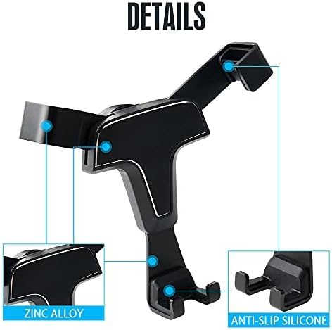 Lexus RX 350 & 450 h Phone Holder Mount by CARFIB – Secure Gravity Cradle for 2016-2021 Models, Effortless Air Vent Installation, Sleek Black Design, Maximizing Safety and Connectivity on the Road, Perfect for Navigation and Hands-Free Calls