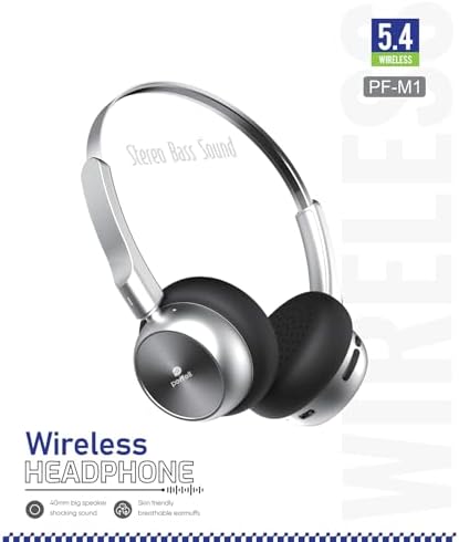 M1 Wireless Retro Headphones: Unleash 50-Hour Immersive Audio with Cutting-Edge Noise Cancellation and Luxurious Memory Foam for Unmatched Comfort in Travel, Gym, and Home Office Settings