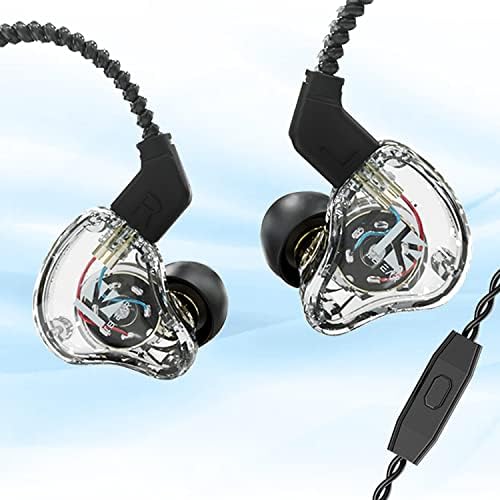 YINYOO KBEAR KS1 Wired In-Ear Monitors – Premium High-Resolution Noise-Canceling Earbuds for Musicians and Audiophiles – Unmatched Bass Performance and Crystal Clear Audio – Ergonomically Designed for Comfort and Wide Device Compatibility – Ideal for Live Performances and Everyday Listening