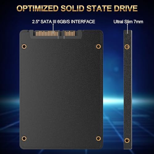 Transform Your Tech with INLAND Platinum 1 TB SATA III SSD – Ultra-Fast 2.5″ Solid State Drive Featuring Advanced TLC 3 D NAND for Superior Performance and Reliability, Ideal for Gamers and Creatives