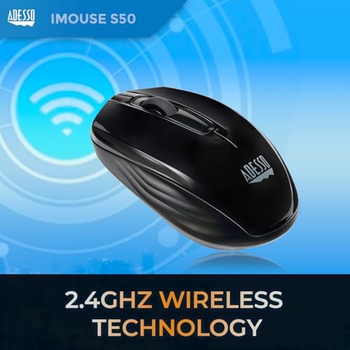 Experience Unmatched Precision with the i Mouse S50 Wireless Mini Mouse – 2.4 GHz RF Technology, 1200 DPI Sensor for Effortless Navigation, Compact & Portable Design with Energy-Saving Auto Sleep Mode (Red) – Perfect for Professionals & Students on the Move