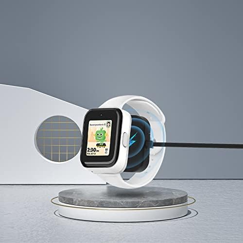 Black Pro 2-Pack USB Charging Cables for T-Mobile Sync UP Kids Watch – 3.3 FT Fast Charge Solution (Black and White) for Ultimate Versatility and Reliability