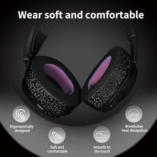 Upgrade Your Audio Experience with Premium Sheepskin Replacement Earpads for Steel Series Arctis Nova Pro (Wired) – Unmatched Comfort and Superior Sound Isolation for Gamers and Audiophiles – Effortless Installation with Enhanced Longevity