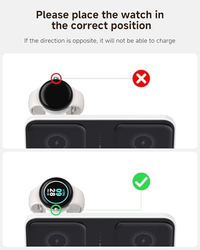 Swan Scout 710 G2 Dual Wireless Charging Station – Fast Charge Hub for Google Pixel 9 a/9 Pro/9/8 Pro/8/7, Pixel Watch 3/2, Fitbit Versa 4/3/Sense 2/ACE LTE & Pixel Buds Pro 2 – Compact Design with Intelligent Temperature Control for Effortless Device Management