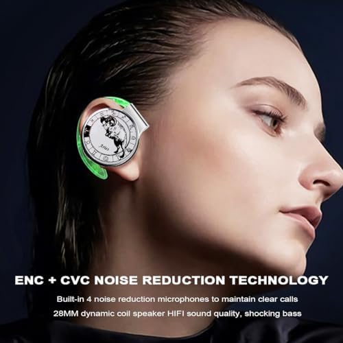 Discover the Ultimate Bluetooth V5.3 On-Ear Headphones for Active Lifestyles – Innovative Open Ear Design with Secure Earhooks, Featuring Advanced Noise Cancelling Technology and Extended Battery Life – Perfect Gift for Virgo Constellation Lovers and Music Aficionados – Enjoy Immersive Sound Quality Anywhere You Go