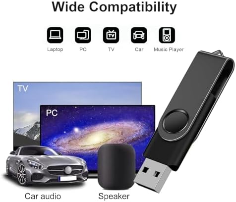 FEWINA 2 GB USB Flash Drive Bulk Pack – 20 Swivel Memory Sticks for Effortless Data Storage & Transfer – Reliable USB 2.0 Jump Drives for Personal, School & Business Use – Compact & Durable Backup Solution in White