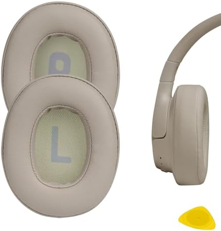 Transform Your JBL Headphones with Geekria Quick Fit Replacement Ear Pads – Premium Memory Foam Ear Cushions for Enhanced Comfort and Sound Isolation – Compatible with JBL Tune 700 BT, 750 BTNC, 710 BT, 720 BT, 760 NC, 770 NC – Sleek White Design for Modern Aesthetic – Easy Installation for Long-Lasting Audio Enjoyment and Hygiene