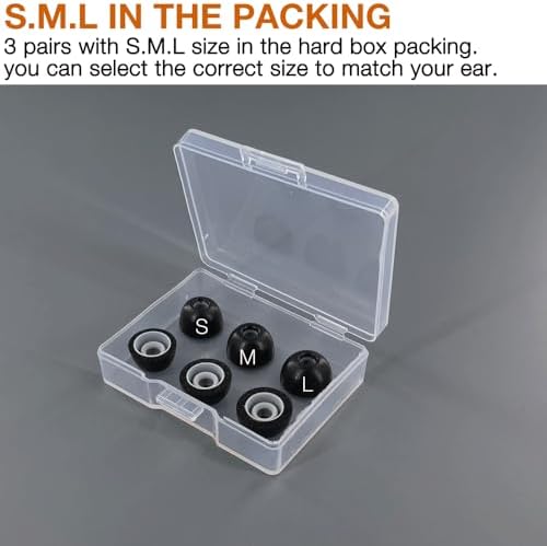 Ultimate Comfort Dual-Layer Memory Foam Eartips for Soundcore Sport X20/X10 and Space A40 – Superior Noise Isolation Upgrade for Immersive Audio Experience and Extended Wear Durability