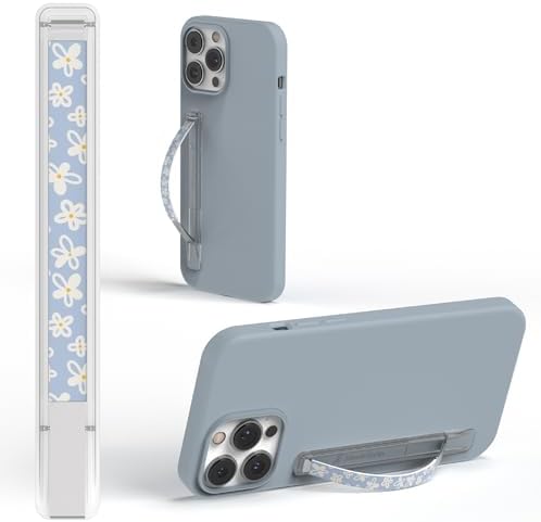 Sleek Strip Ultra-Thin Phone Grip & Kickstand – Lightweight Finger Holder for i Phone & Android – Customizable Loop Design with Dual Viewing Angles – Pocket-Friendly, Strong Adhesive, and Stylish Color Options for Enhanced Mobile Experience