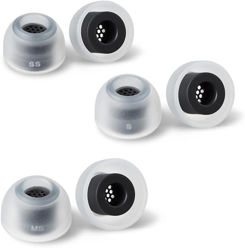Transform Your Listening Experience with AZLA Sedna Earfit MAX Silicone Tips for Galaxy Buds 2 Pro – Premium Noise-Canceling Eartips, Samsung-Certified Comfort in Phantom Black (S/MS/M) for Unmatched Sound Quality and Extended Wear Comfort