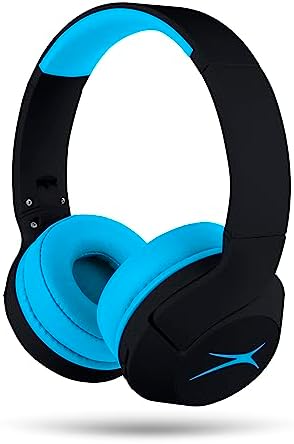 Altec Lansing Kid-Safe Wireless Headphones – Active Noise Cancellation for Children Aged 7+, 85 d B Volume Limiting, 15-Hour Battery Life, Ergonomic Foldable Design for Ultimate Comfort and Safety in Music, Movies, and Gaming