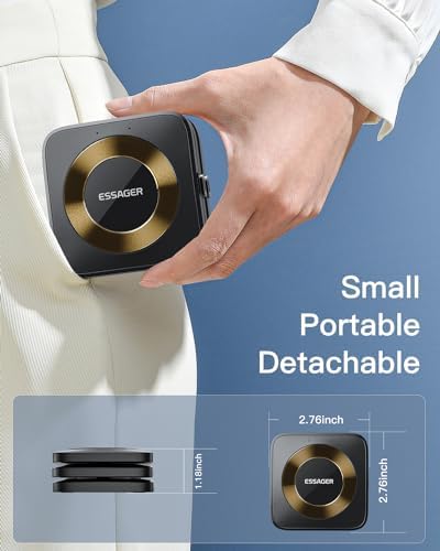 Magnetic 3-in-1 Detachable Wireless Charging Station for Apple Devices – Fast Charging Solution for i Phone 15/14/13/12, Air Pods Pro/2/3, and Apple Watch – Space-Saving, Portable Design for Effortless Device Management