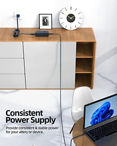High-Performance 45 W USB-C Charger for Lenovo Ideapad Yoga Series – Fast Charging & Enhanced Safety Certified Power Adapter for Models 6-13 ARE05, 6-13 ALC6, 6-13 ALC7, 6-13 ABR8 & More – 30-Day Return Policy & 12-Month Warranty Included
