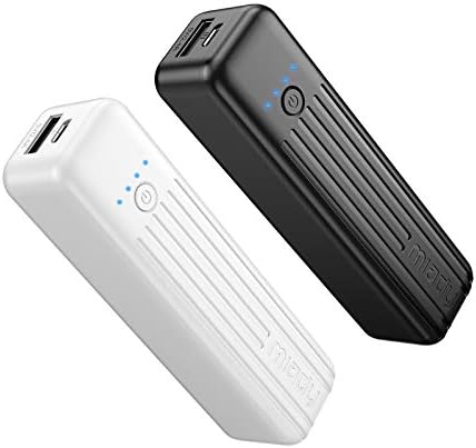 Miady 5000 m Ah Dual-Pack Lightweight Power Bank – Ultra-Portable Mini Charger with Fast Charging (5 V/2.4 A Output) – Compact Battery Pack for Universal Device Compatibility (i Phone, Galaxy, Android) – Essential Travel Accessory for On-the-Go Power