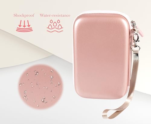 Premium Rose Gold Organizer Case for Sunveza 118 W USB-C Fast Charger – Sleek and Durable Semi-Hard Zippered Storage for Mac Book Pro and Apple Accessories – Shockproof, Water-Resistant Protection with Detachable Wristband – Ideal Travel Companion for Everyday Use – Compatible with Mag Safe and Type-C Hubs – Perfect for Your Essential Gadgets – Lightweight Design for Effortless Portability – Your Ultimate Solution for Charging Accessories – Guaranteed Quality with 100% Refund Promise – Transform Your Tech Organization and Protection Experience Today!