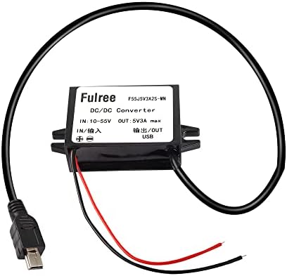 Compact 12 V-48 V to 5 V Mini USB Step-Down Converter – 3 A High-Efficiency Buck Module for Reliable Mobile Power Supply – Perfect for Charging Devices in Cars, Outdoors, and Home Use – Durable and Universal Compatibility for All USB Gadgets
