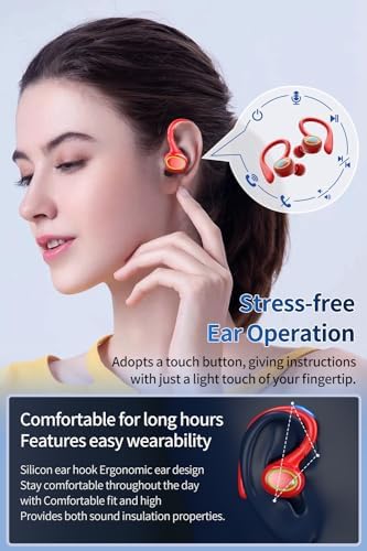 Premium Wireless Earbuds with 60 Hours Playback | Bluetooth 5.3 Noise Cancelling Headphones | IPX6 Waterproof Design for Active Lifestyles | LED Battery Indicator & Dual Mics for Clear Calls | Ultimate Comfort & Audio Quality for Music, Sports, and Daily Use