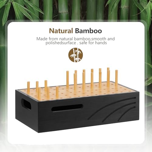 Natural Bamboo Multi-Device Charging Station – Elegant Desk Organizer for Phones, Tablets, and Laptops | Fast Charge & Clutter-Free Solution for Work-from-Home Efficiency | Sustainable & Durable Design for Modern Professionals