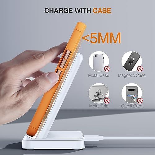Elevate Your Charging Experience with the LK 3-in-1 Wireless Charger – Fast Charging Station for Samsung Galaxy Devices, Compatible with Galaxy Watch Ultra/7/6/5 Pro, S24 Ultra/S23/S22/S21, Z Fold/Flip 6/5/4/3, and Galaxy Buds (Black) – Compact Design with Enhanced Safety Features and LED Indicators for Seamless Power Management