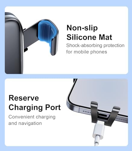 Dual Head Tesla Phone Mount Model Y/3 2026 2025 2024 2023 2022 2021, [Magnetic/Clip] Car Accessories for Tesla Screen Phone Holder Stand, (Fit for Tesla Model Y(Juniper)/3(Highland)) – Enhanced Compatibility and Speed