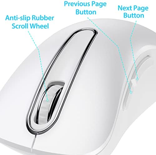 Upgrade Your Workflow with the Memzuoix 2.4 G Wireless Mouse – Ergonomic and Portable 1400 DPI USB Mouse for Laptop, PC & Desktop | 5 Customizable Buttons for Ultimate Control | Ideal for Professionals and Casual Users Alike