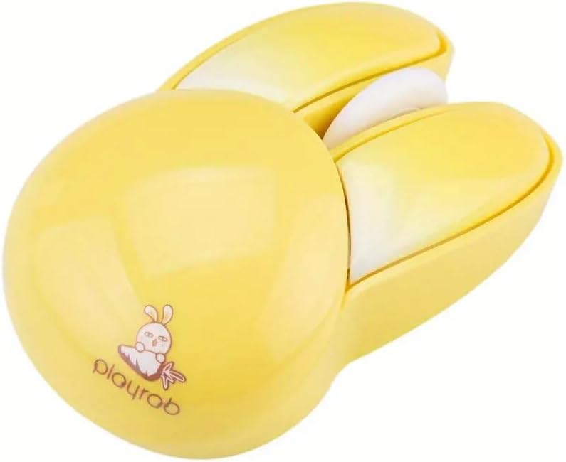 Adorable Pink Wireless Bunny Mouse – Lightweight, Silent Optical Mouse for PC, Laptop & Mac – Perfect Gift for Kids & Kawaii Lovers – Stylish & Portable USB Cordless Mice for Effortless Navigation