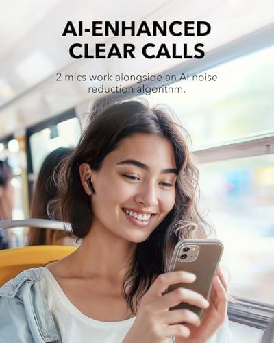 Anker Soundcore K20 i Bluetooth 5.3 Earbuds – Premium Semi-In-Ear Design with 36-Hour Playtime, Quick Charge Feature, Dual-Mic ENC for Superior Call Clarity, Custom EQ via App, IPX5 Water-Resistant Rating, Ergonomic Comfort for All-Day Listening – Transform Your Audio Journey