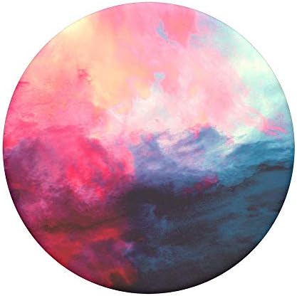 Vibrant Mag Safe Rainbow Glass Pop Socket Grip & Stand – Secure Hands-Free Kickstand for Effortless Wireless Charging and Enhanced Smartphone Functionality