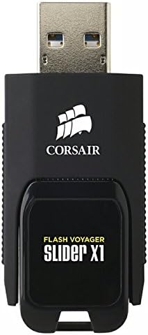 Corsair 32 GB USB 3.0 Flash Voyager Slider X1 – High-Speed Portable Storage with Universal Compatibility for Effortless File Transfers and Media Backup