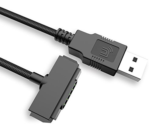 Rugged Braided USB Charging Cable with Magnetic Contacts for Sonim XP5/XP6/XP7 – Durable Nakedcellphone Charger for Fast Syncing and Enhanced Compatibility with XP5700, XP6700, and XP7700 Smartphones – Perfect for Extreme Environments