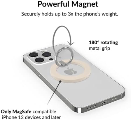 Transform Your i Phone 16, 15, 14, 13, 12 with VELVET CAVIAR’s Amethyst Purple Leopard Mag Safe-Compatible Grip – Stylish Magnetic Ring Holder & Adjustable Stand for Effortless Hands-Free Viewing, Secure Texting, and Enhanced Usability – Elevate Your Mobile Experience with Durable, Lightweight, and Customizable Accessory
