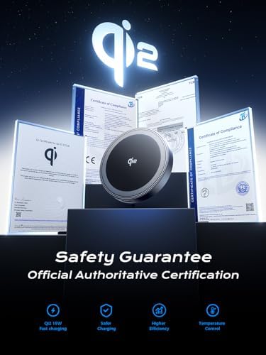 THREEKEY Qi2 15 W Magnetic Wireless Charging Hub – Ultimate Adjustable Charging Station for i Phone 16-12 Series & Air Pods with Dual-Sided Magnetic Grip, 180° Rotatable Design, and Sleek Space-Saving Aesthetics for Effortless Home and Office Power Solutions