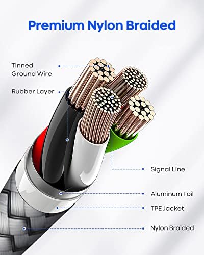 Premium 10 ft USB C to USB C Charging Cable – 3-Pack | High-Speed 60 W Power Delivery Cable for Samsung Galaxy S23, S22, S21, Note 20, Z Fold/Flip, and USB C Laptops | Durable Design for Fast Charging & Data Transfer | Ultimate Flexibility for Home and Office Use