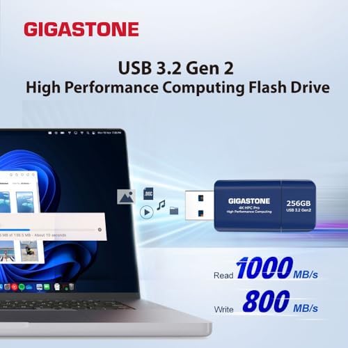 GIGASTONE Z80 512 GB USB 3.2 Gen2 Flash Drive – Lightning-Fast 1000 MB/s Transfer Speeds, Stylish Capless Retractable Design, Durable Carbon Fiber Finish for Ultimate Portability and Reliability – Perfect for Professionals and Everyday Users