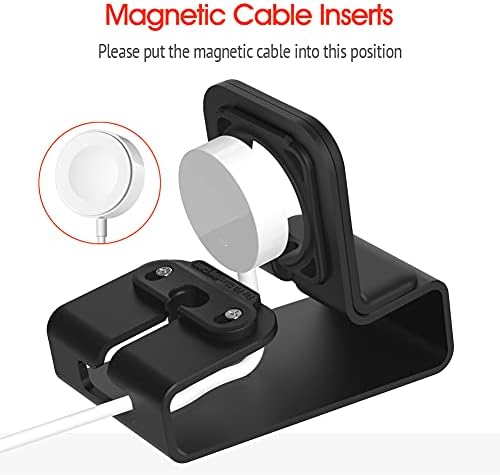 Ultimate 3-in-1 Aluminum Charging Station for i Phone, Apple Watch & Air Pods – Mag Safe Compatible Desk Stand for i Phone 15/14/13/12, Apple Watch Series 9/Ultra/8/7/SE/6/5/4/3/2, Air Pods Pro/2/1 – Streamline Your Charging Experience with Sleek Design and Enhanced Durability