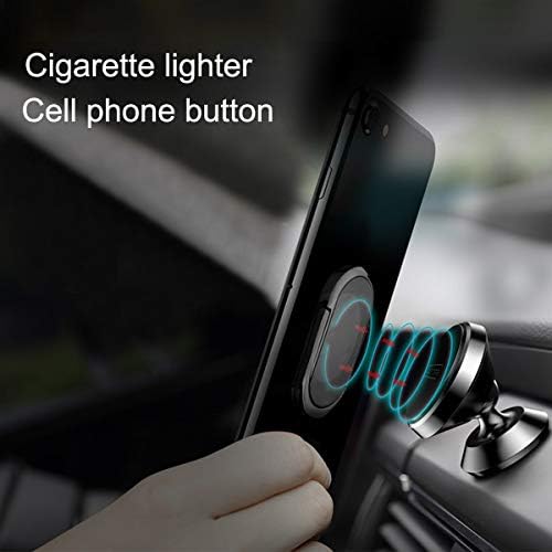 Revolutionary USB Cigarette Lighter Magnetic Phone Holder – Versatile Car Mount Stand with 360-Degree Rotation for i Phone 11 & Samsung Smartphones – Secure Magnetic Grip & Integrated Charging Solution – Patent No. 201830690795.2 for Ultimate Reliability and Safety on the Road