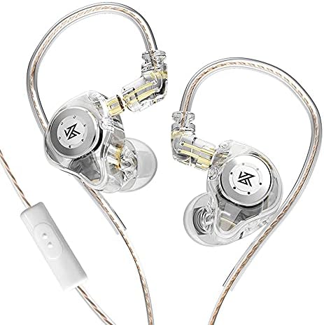 KZ EDX PRO IEM Earphones – Premium 10 mm Dual Magnetic Dynamic Driver Wired Earbuds with Removable C Pin Cable and Built-in Mic in Stylish Cyan – Immerse Yourself in High-Fidelity Sound Quality and Ergonomic Comfort for Every Listening Occasion