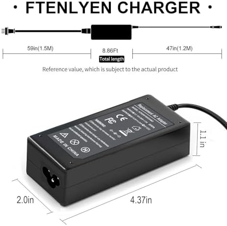 Reliable 65 W Laptop Charger for Dell Inspiron & Latitude Models – Fast Charging AC Adapter with 4.5 mm Tip – Superior Safety & Compatibility for Enhanced Performance – Ideal Replacement for DA65 NM191 & More