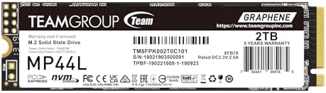 TEAMGROUP MP33 256 GB NVMe SSD – Ultra-Fast M.2 2280 Solid State Drive for Unmatched Performance Enhancement – Exceptional SLC Cache 3 D NAND TLC, PCIe Gen3 x4, Ideal for Gaming & Productivity – Experience Lightning Read Speeds Up to 1600 MB/s and Write Speeds Up to 1000 MB/s – Transform Your System with Unrivaled Efficiency & Reliability