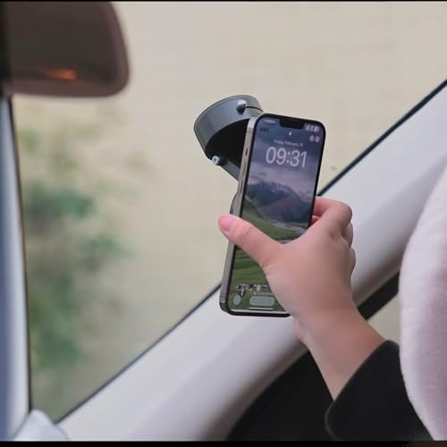 Adjustable Phone Stand with On/Off Switch, 360° Rotation, Fordable and Portable with Multipurpose Phone Holder for Car, Home, Office Available in Black, White, Pink (White) – Enhanced Compatibility and Speed