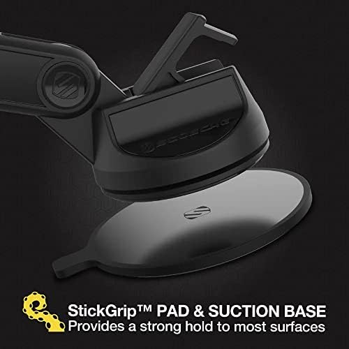 Transform Your Driving Experience with the Scosche MP2 FM-XCES0 Magic Mount Pro2 – Universal Flush Magnetic Car Mount Compatible with Mag Safe, i Phones, Galaxy, Pixel & All Smartphones – Effortless Hands-Free Access and Enhanced Stability for Safe Navigation
