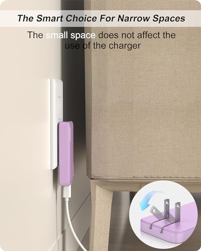 Sleek Light Blue 30 W Dual-Port USB Wall Charger – Ultra-Fast Charging for i Pad Pro, i Phone 12/14/15 & Galaxy S22 – Compact & Travel-Friendly Design with Advanced Safety Features for Effortless Connectivity