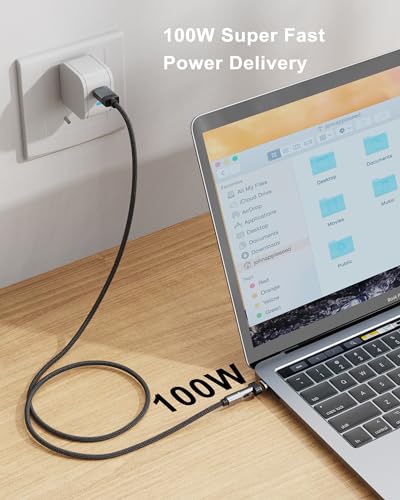 N. NETDOT 100 W Magnetic USB-C Charging Cable – Dual Pack for Rapid Charging & Seamless Data Transfer with LED Indicator – 3.3 ft Length for Smartphone & Tablet Compatibility – Ultimate Charging Solution for Modern Devices