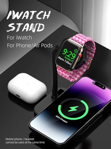 Advanced 2-in-1 Charging Station for i Watch & i Phone – Fast Charging Dock for i Phone 16/15/14/13/12/11/X/8, i Watch Series Ultra/10/9/8/7/6/SE/5/4/3/2/1, and Air Pods 2/3/4 – Elegant White Design for Optimal Device Organization and Speed Boost