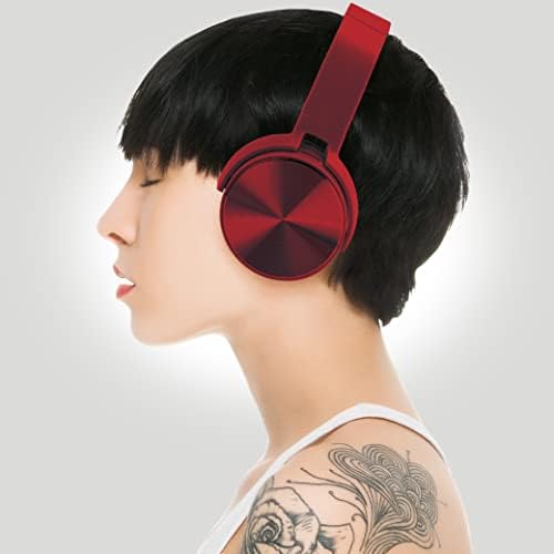 Coby Ultra-Portable High-Fidelity Bluetooth Over-Ear Headphones – Stylish Blue Design with 10-Hour Battery Life for Optimal Comfort and Wireless Freedom, Perfect for Music Lovers on the Go