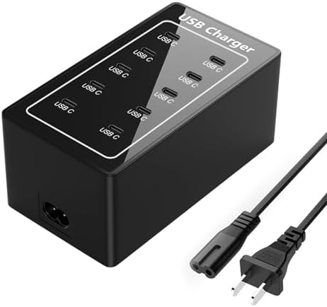 Maximize Efficiency with the 24-Port 100 W USB C Fast Charging Hub – Multi-Device Power Adapter for Home & Travel – Compatible with i Phone, Samsung, Google & More – Ultimate Solution for Clutter-Free Charging – Enhanced Safety Features & High-Quality Design